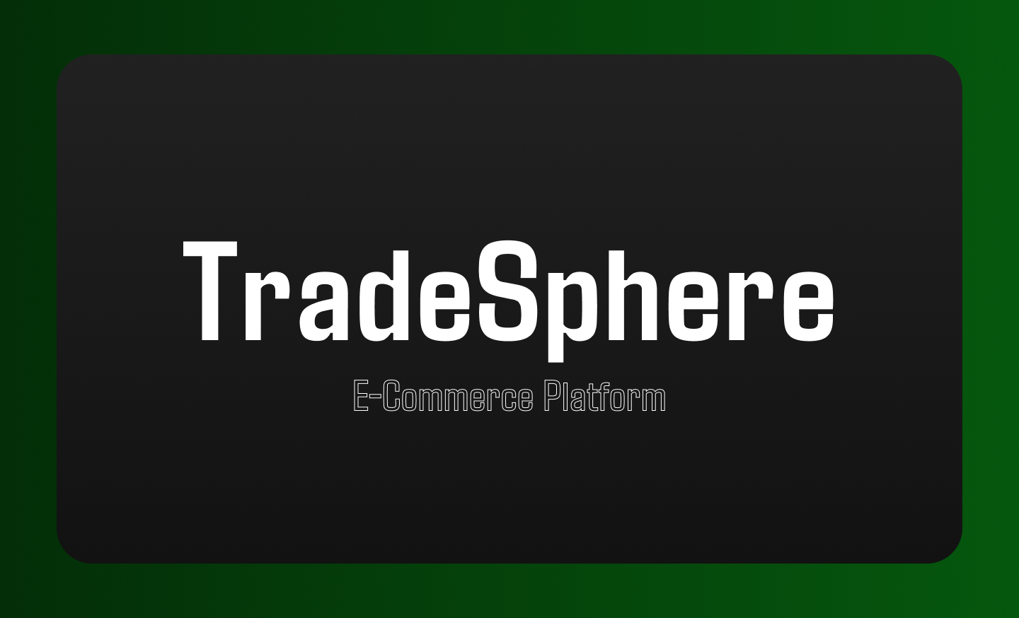 TradeSphere - E-commerce API